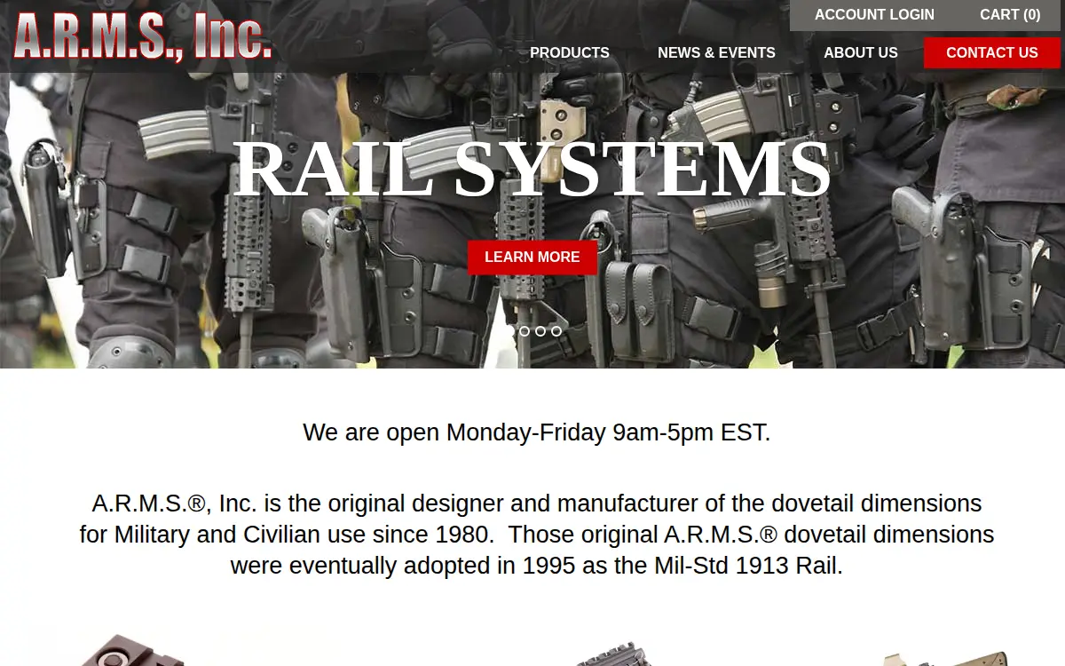 Homepage of Atlantic Research Marketing Systems, INC.