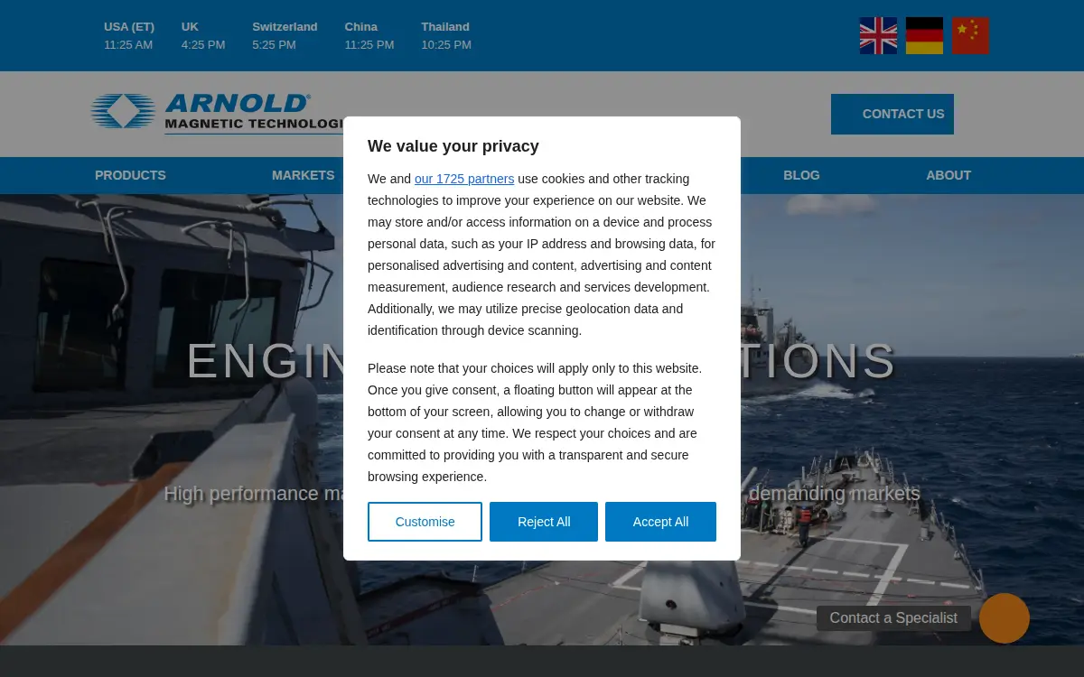 Homepage of Magnetic Technologies CORP