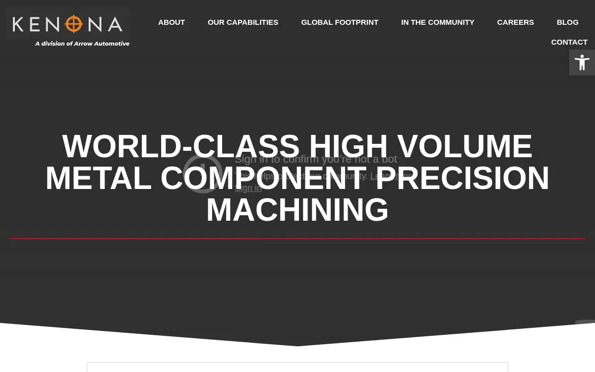 Homepage of Kenona Industries LLC