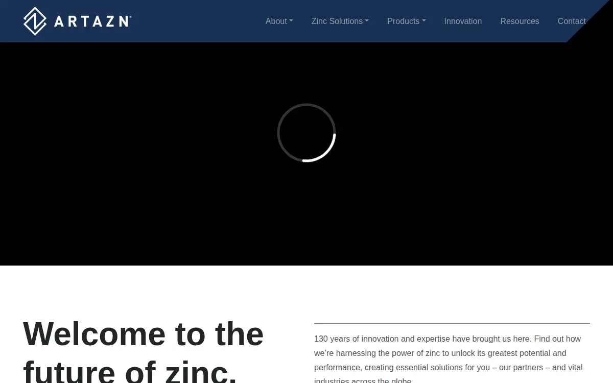 Homepage of Artazn LLC