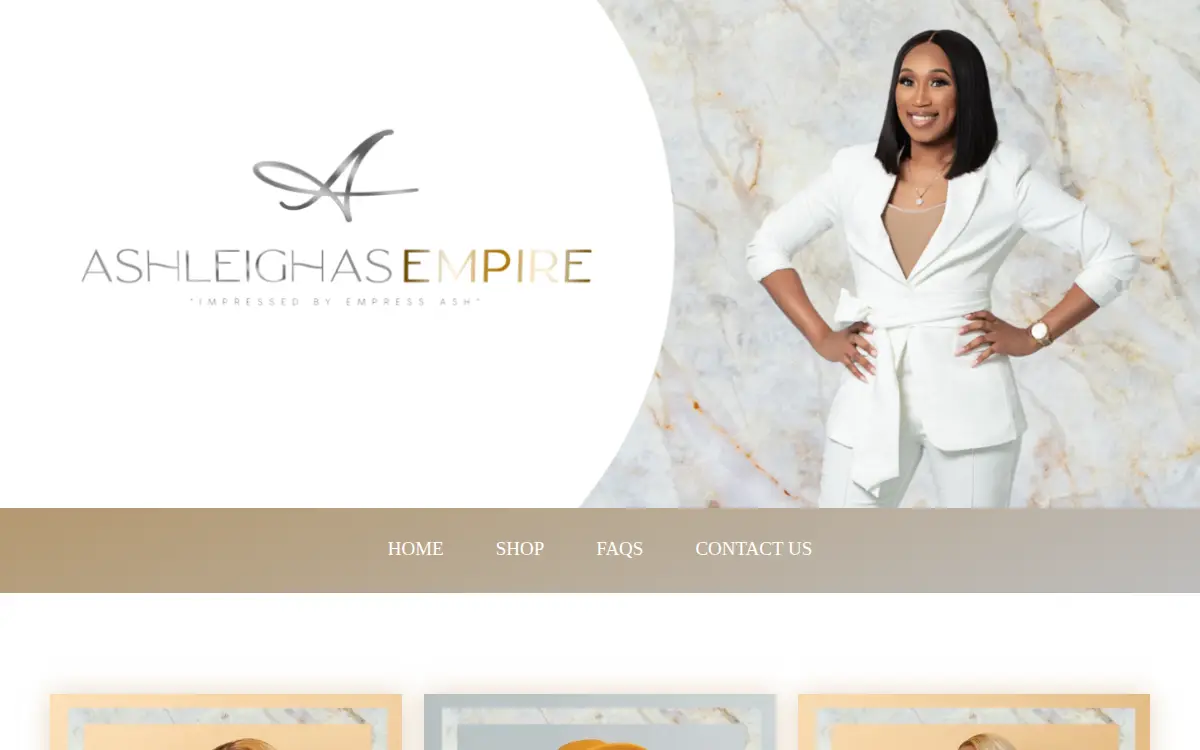 Homepage of Ashleighasempire LLC
