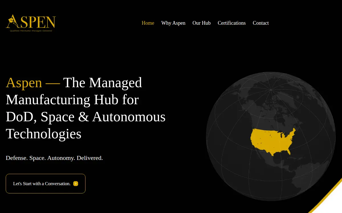 Homepage of Aspen, INC