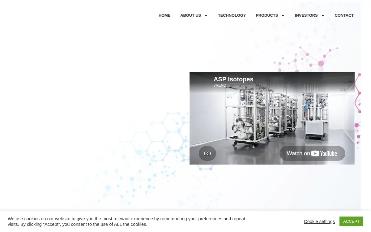 Homepage of Asp Isotopes INC