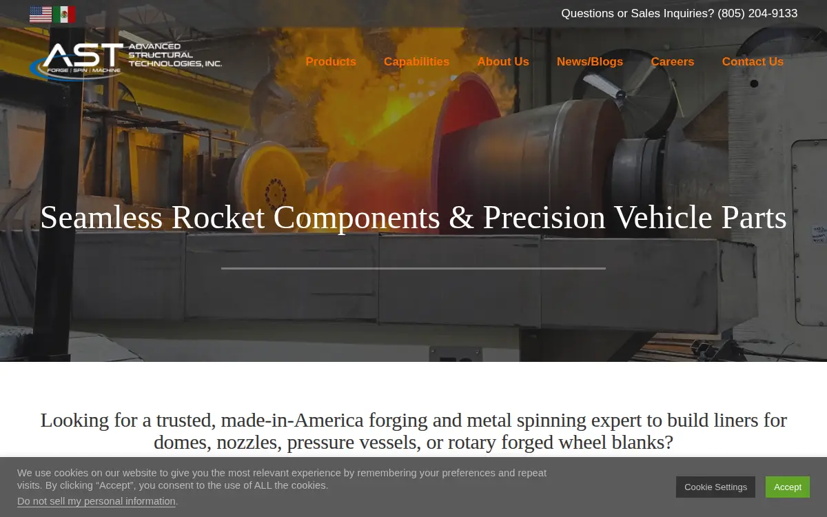 Homepage of Advanced Structural Technologies, INC.