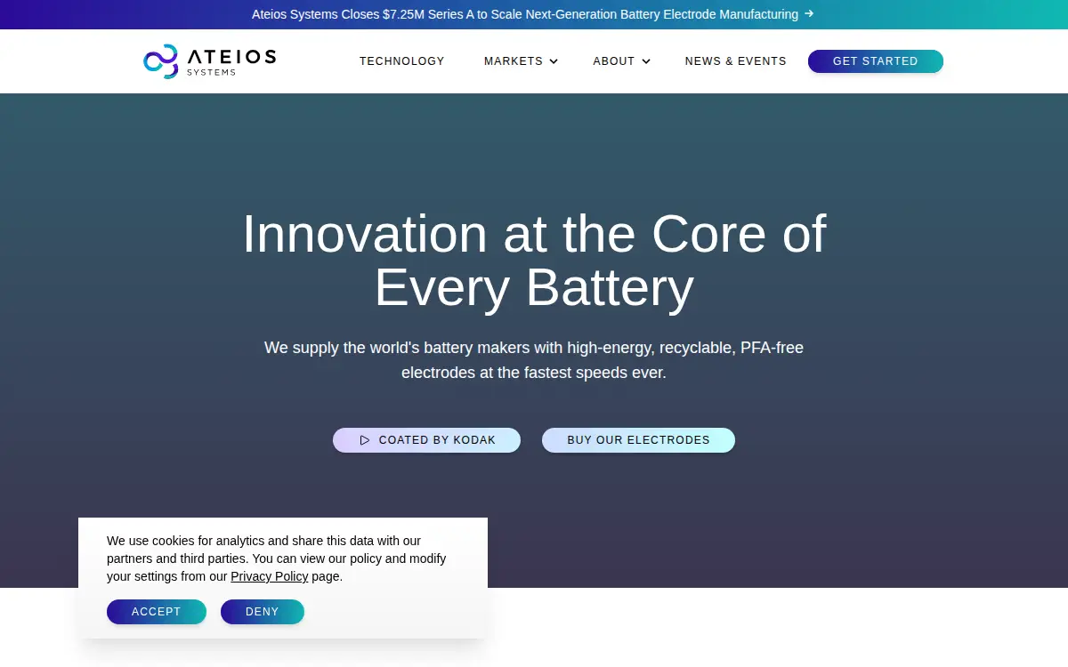 Homepage of Ocella, INC