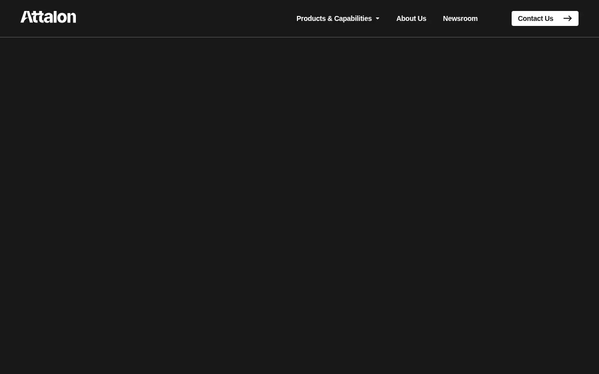Homepage of Attalon Solutions, INC.