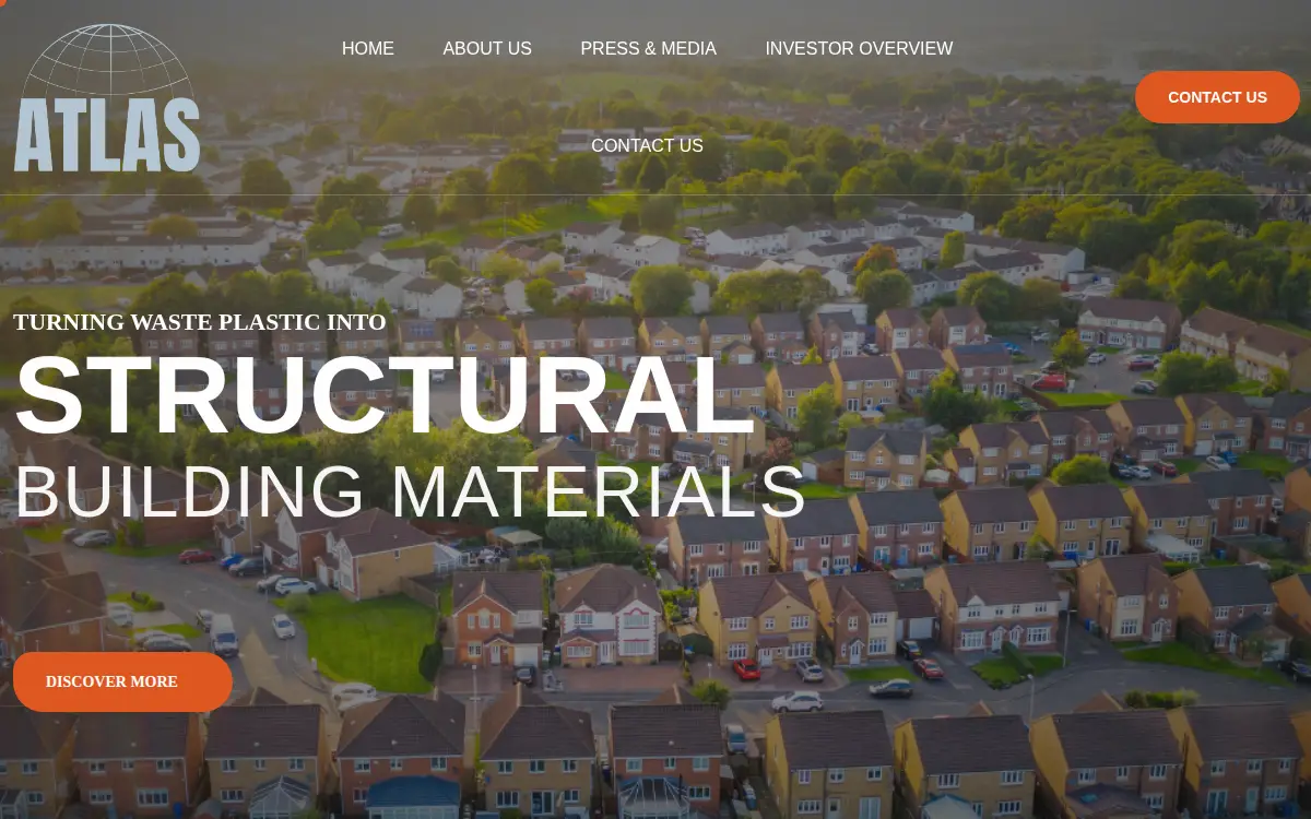Homepage of Atlas Building Composites INC.