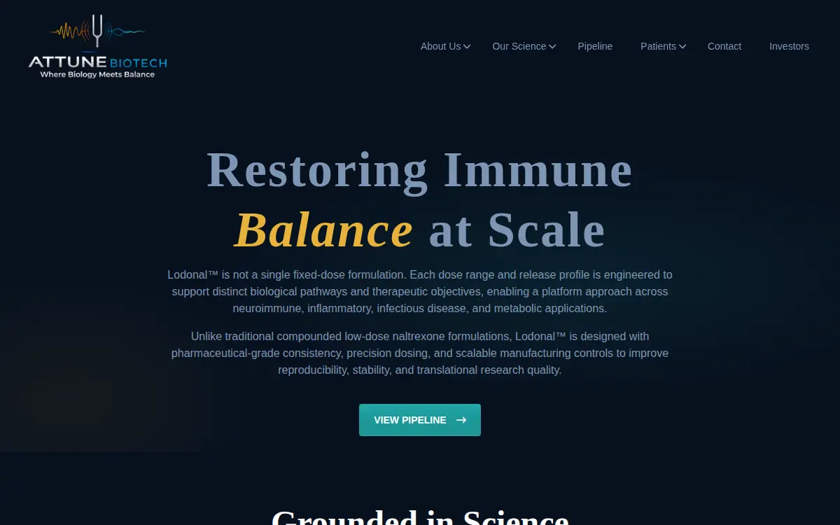 Homepage of Biostax CORP