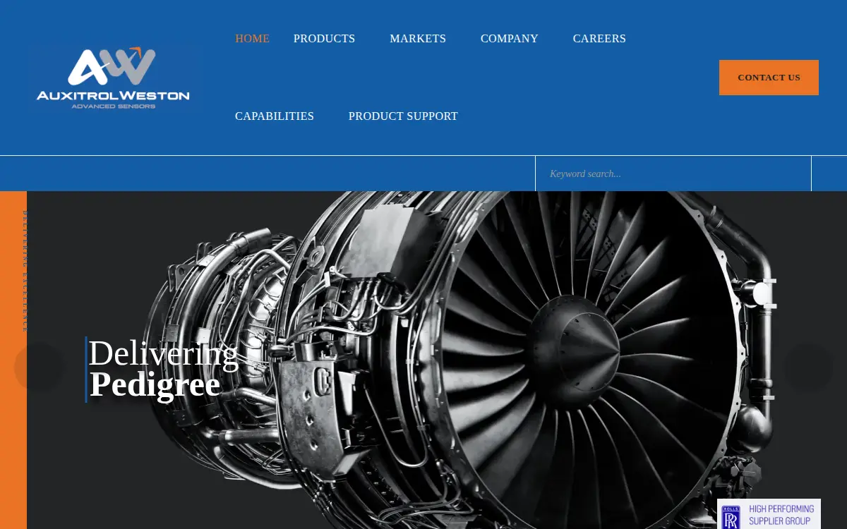 Homepage of Norwich Aero Products INC