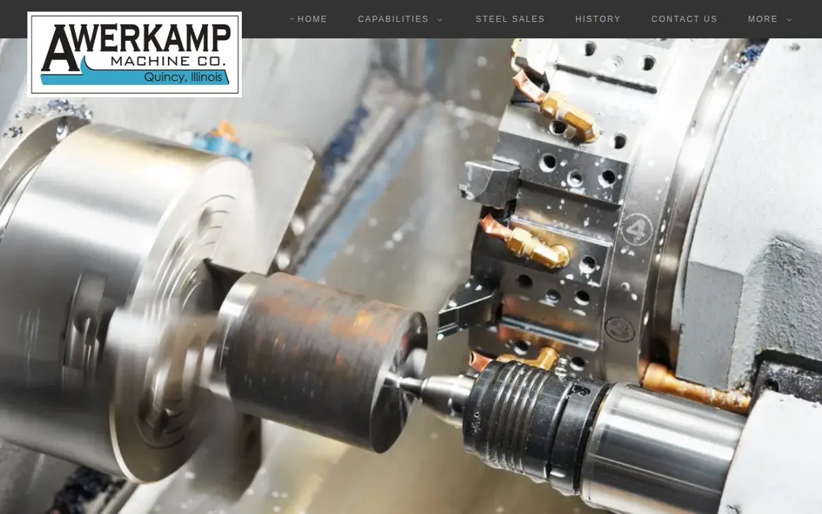 Homepage of Awerkamp Machine CO