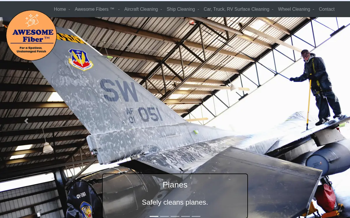 Homepage of Awesome Products CORP.