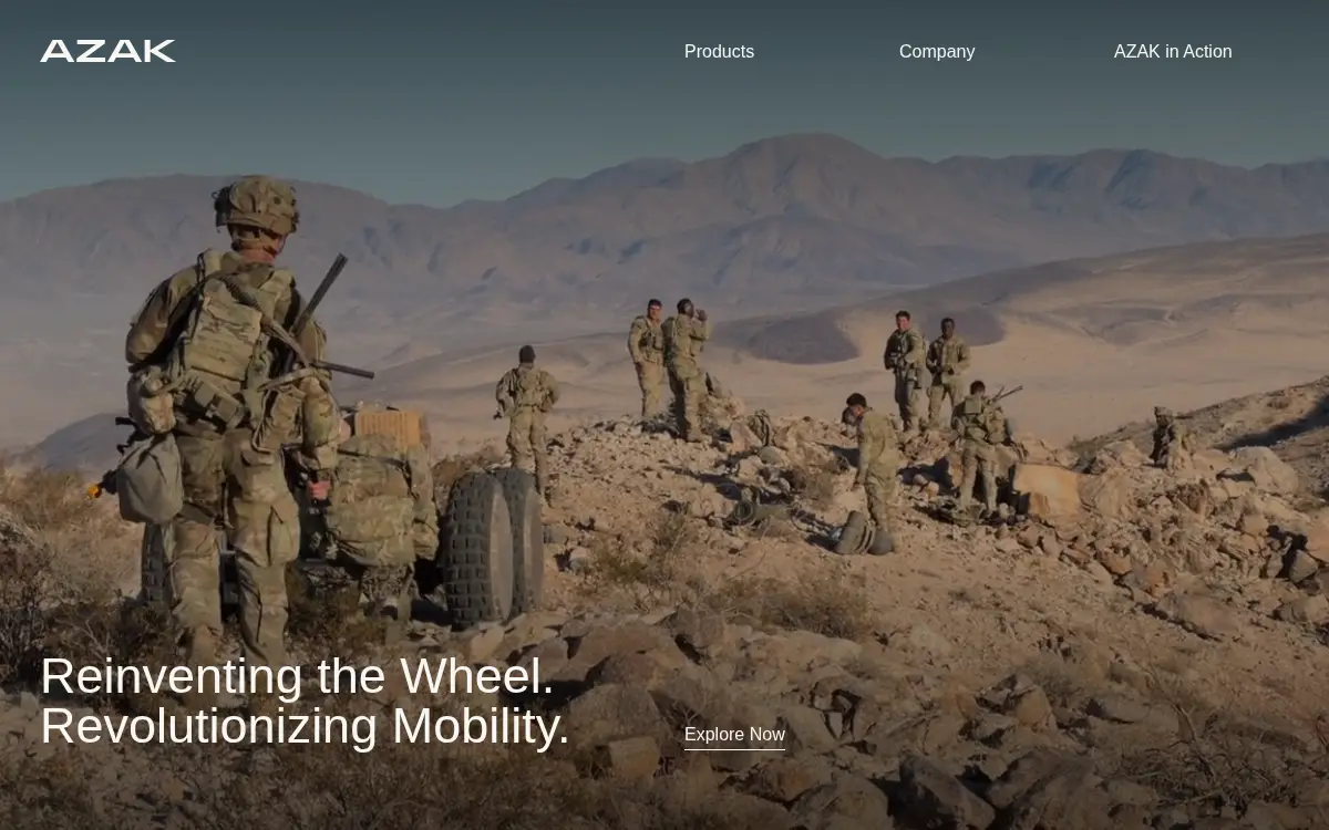 Homepage of Azak, INC.