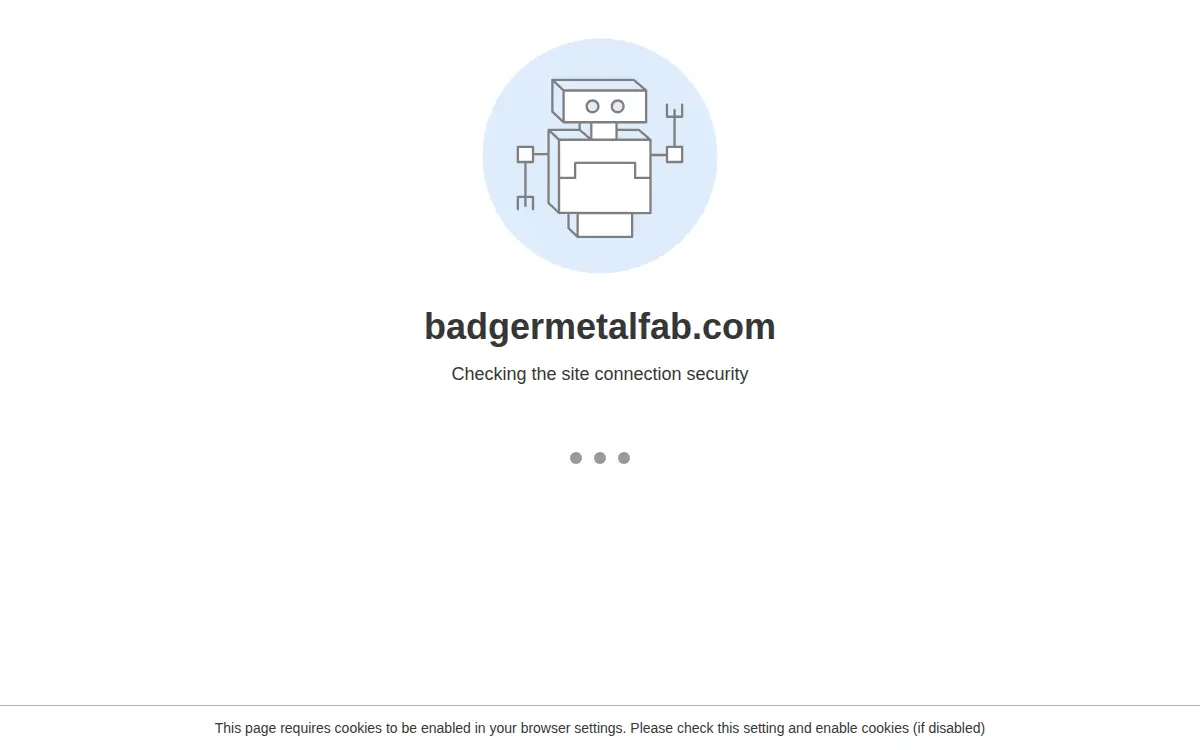 Homepage of Badger Metal & Machine Fabrication LLC