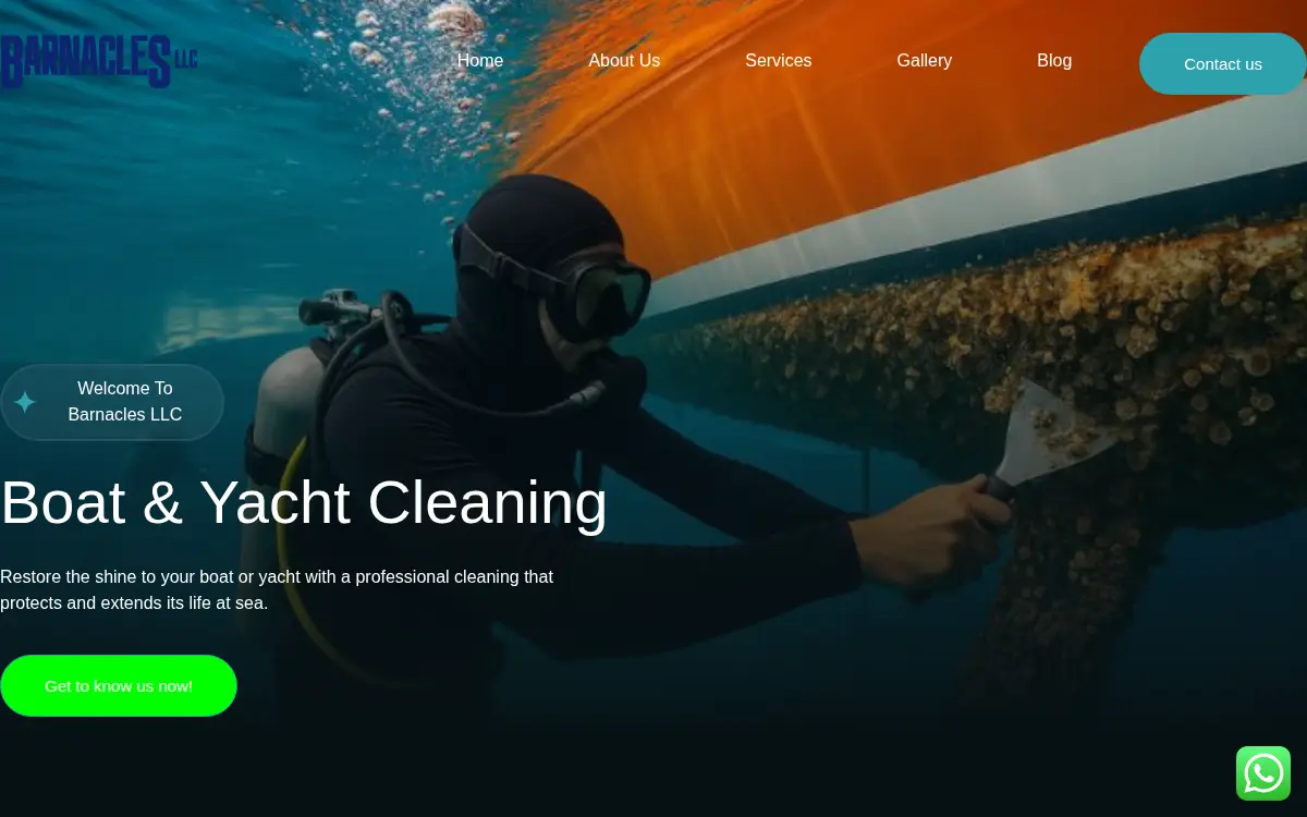 Homepage of Barnacles LLC