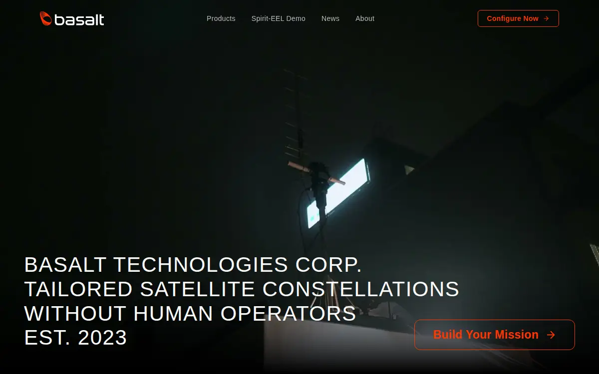 Homepage of Basalt Technologies CORP