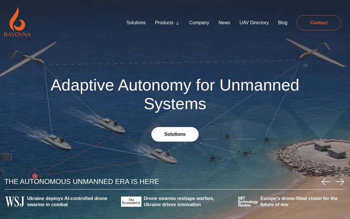 Homepage of Bavovna, INC