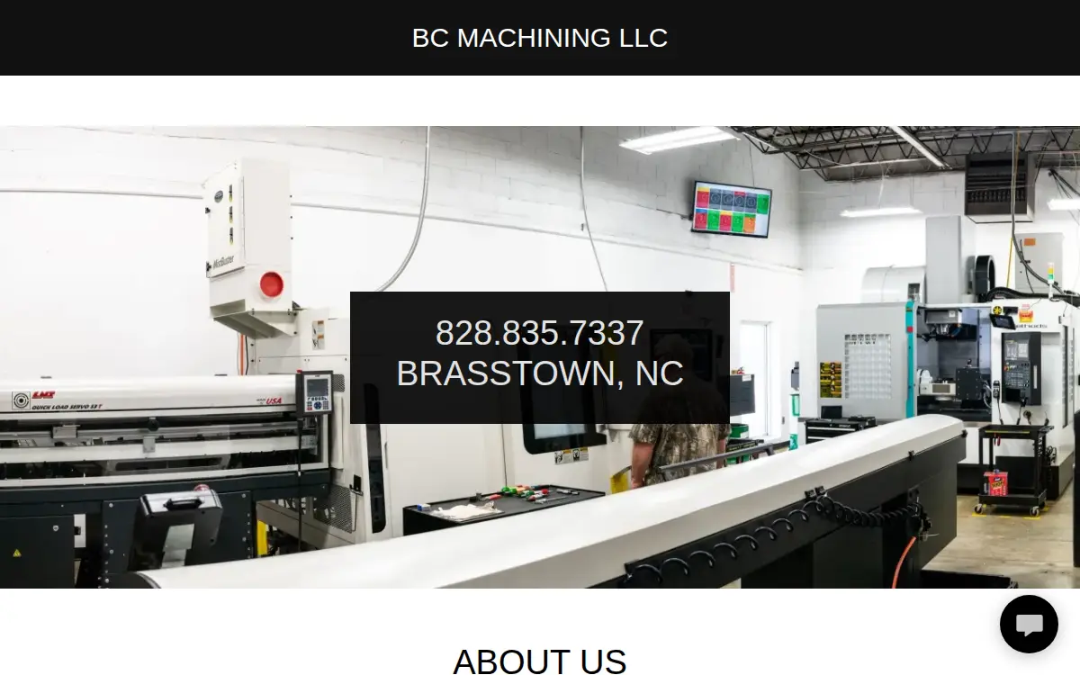 Homepage of Bc Machining LLC