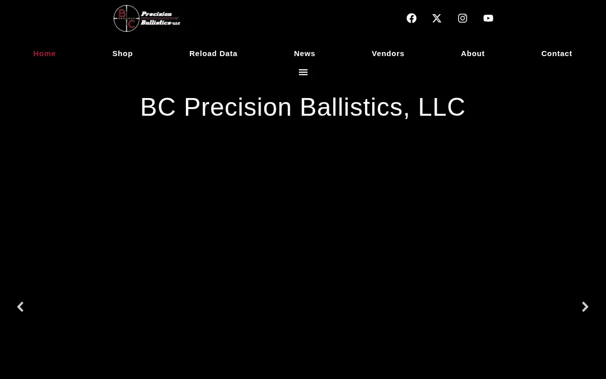 Homepage of Bc Precision Ballistics, LLC