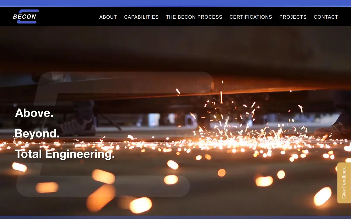 Homepage of Becon INC