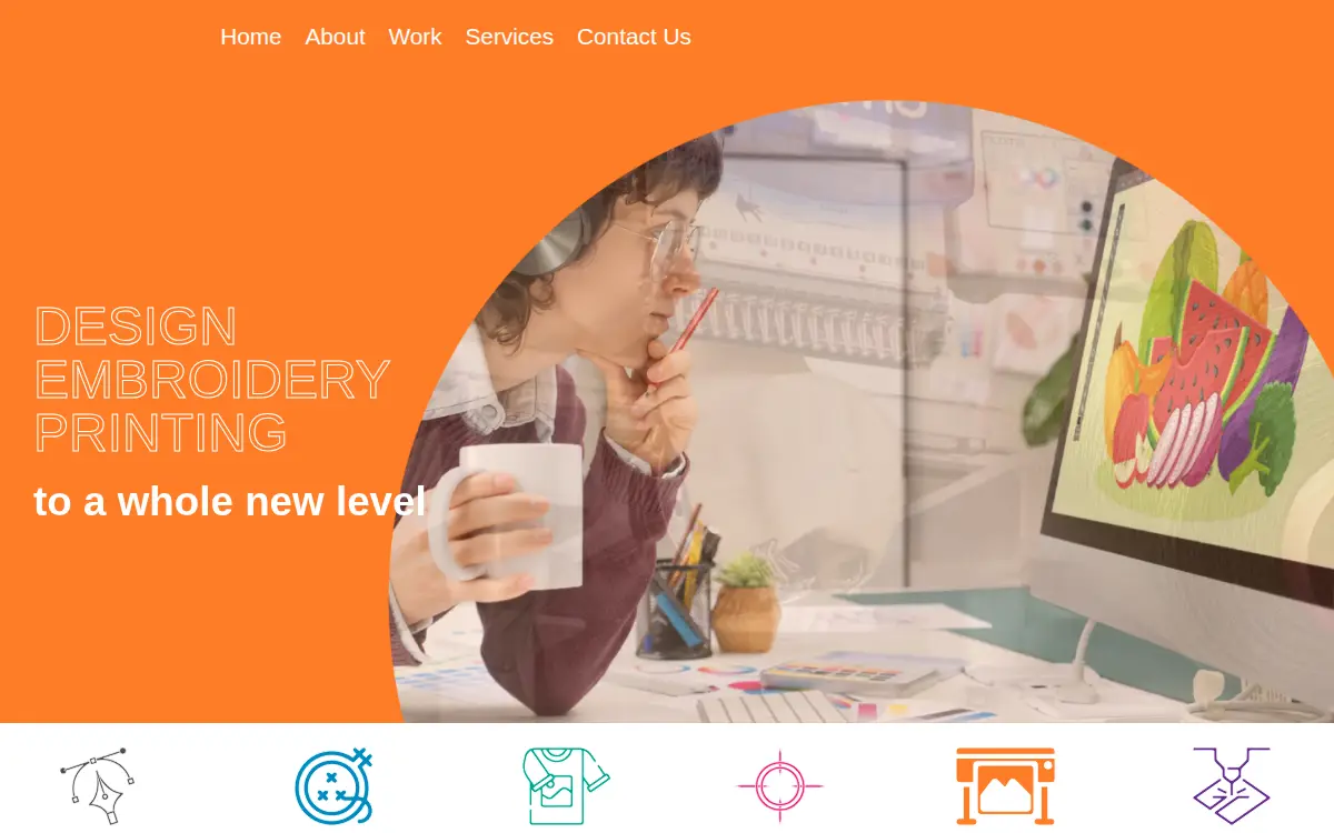Homepage of Be Ink Creative LLC