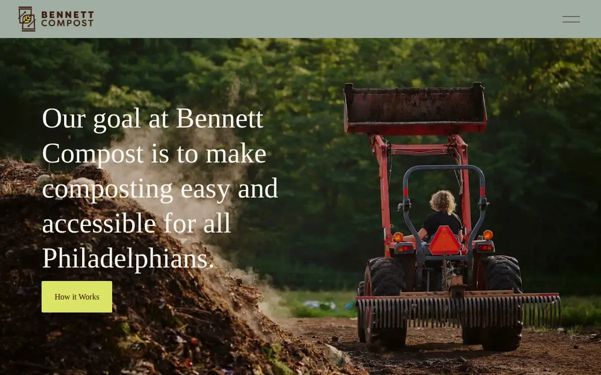 Homepage of Bennett Compost INC