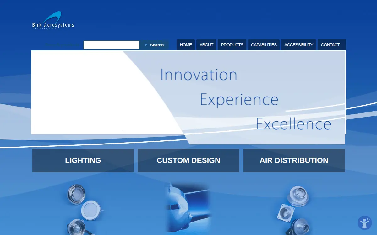 Homepage of Birk Aerosystems Corporation