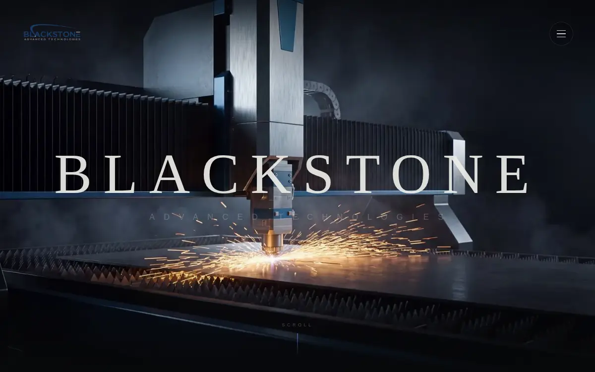 Homepage of Blackstone Advanced Technologies LLC