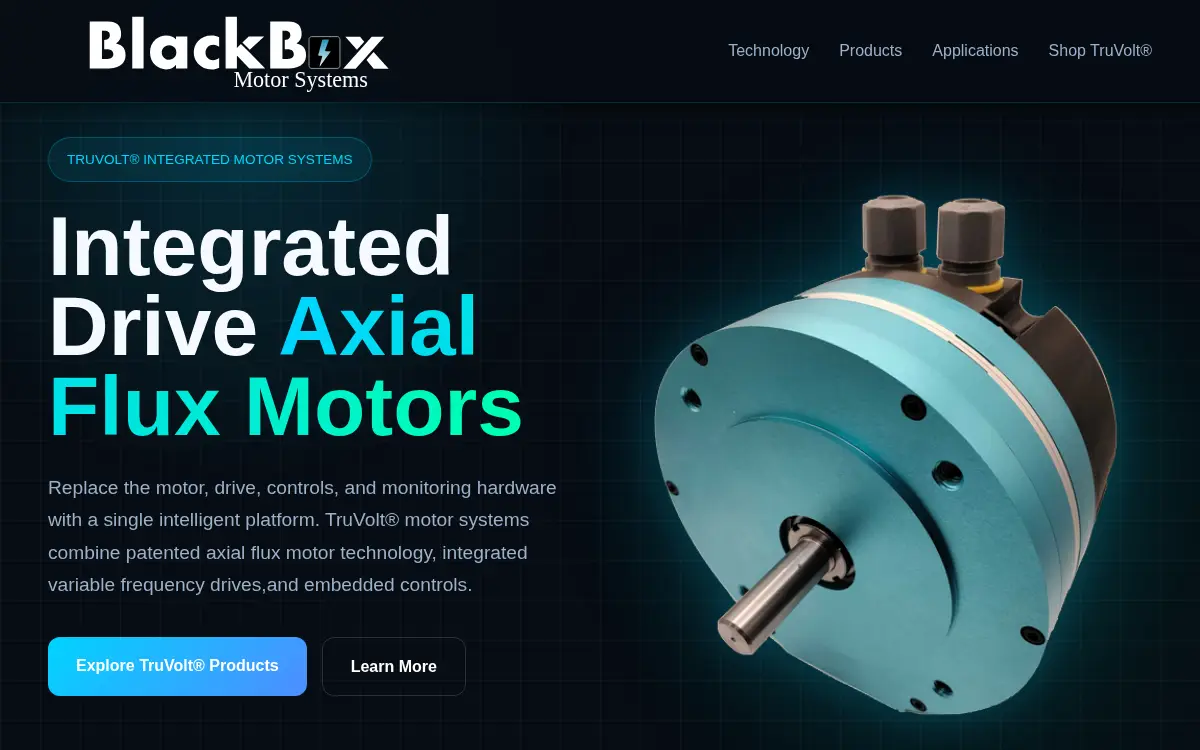 Homepage of Blackbox Energy Systems, LLC