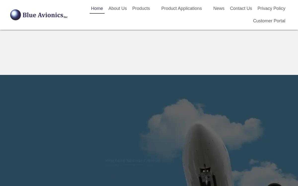 Homepage of Blue Avionics INC