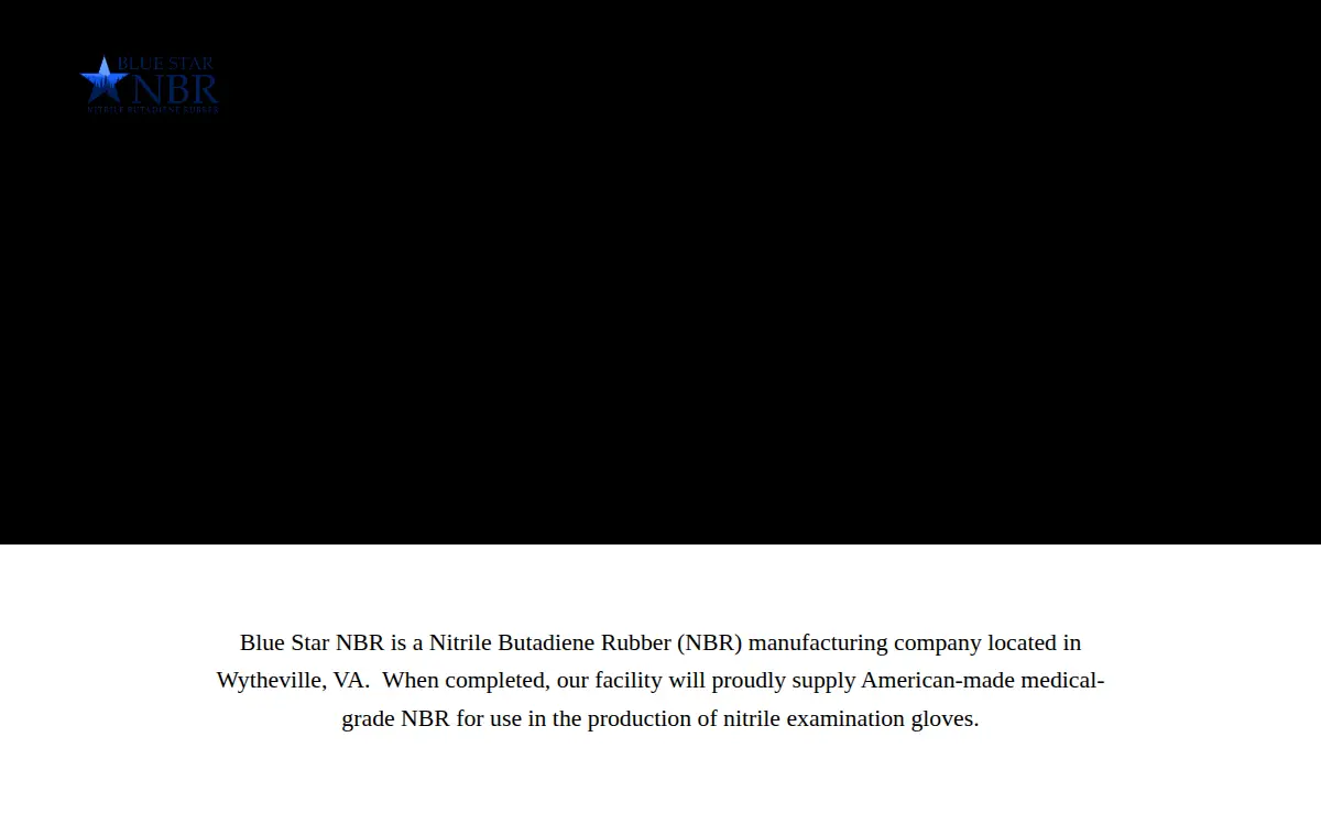 Homepage of Blue Star Nbr LLC