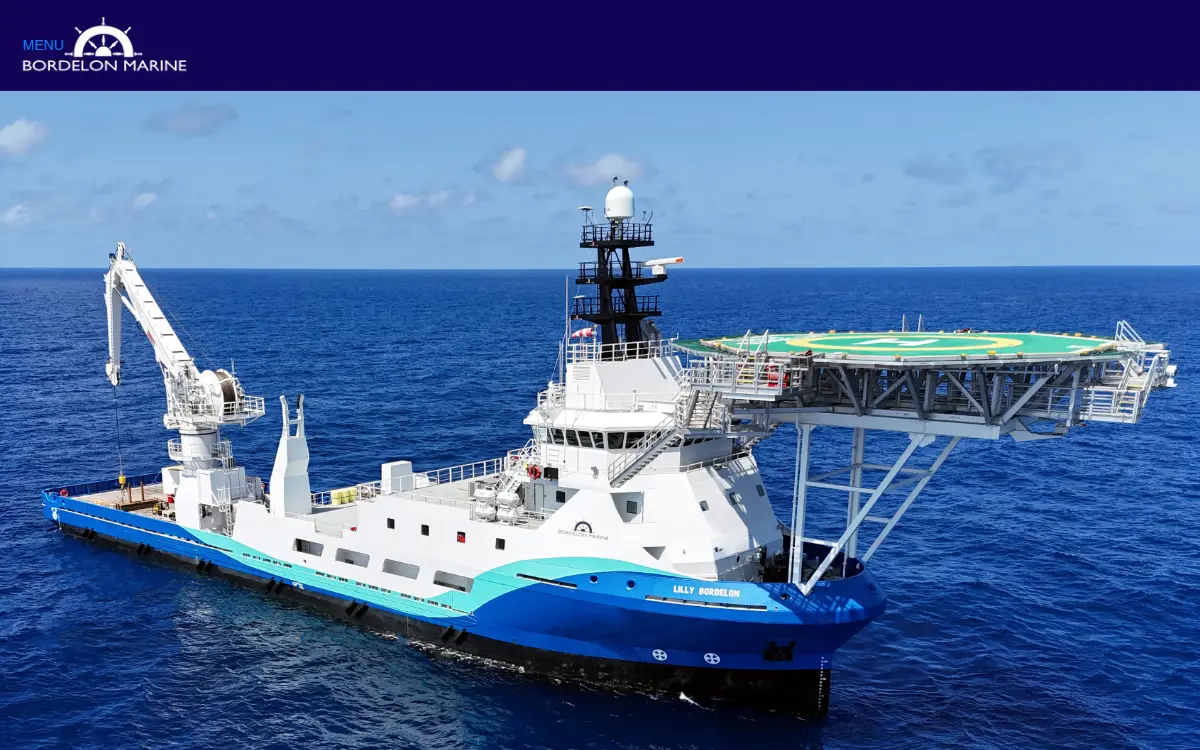 Homepage of Bordelon Marine Shipbuilders, LLC