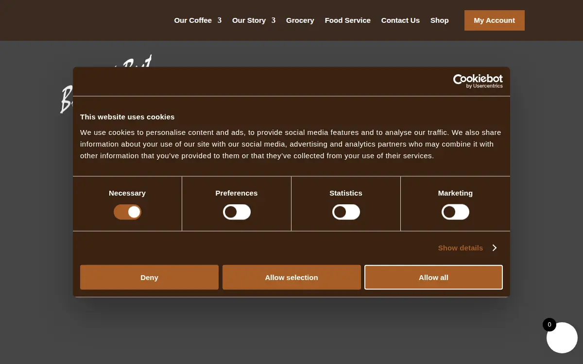 Homepage of Interstate Gourmet Coffee Roasters, INC