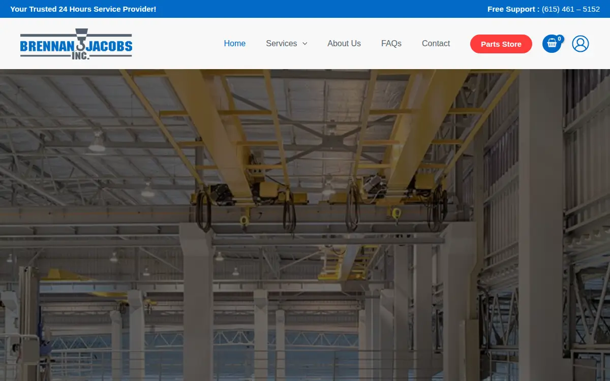 Homepage of Brennan Jacobs INC.