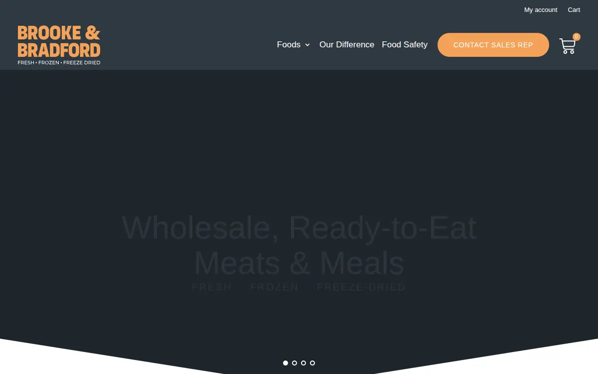 Homepage of Brooke & Bradford LLC