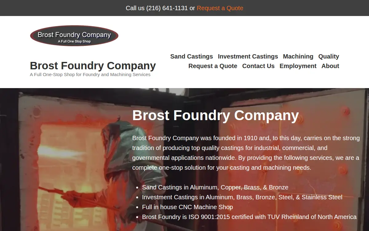 Homepage of Brost Cleveland LLC