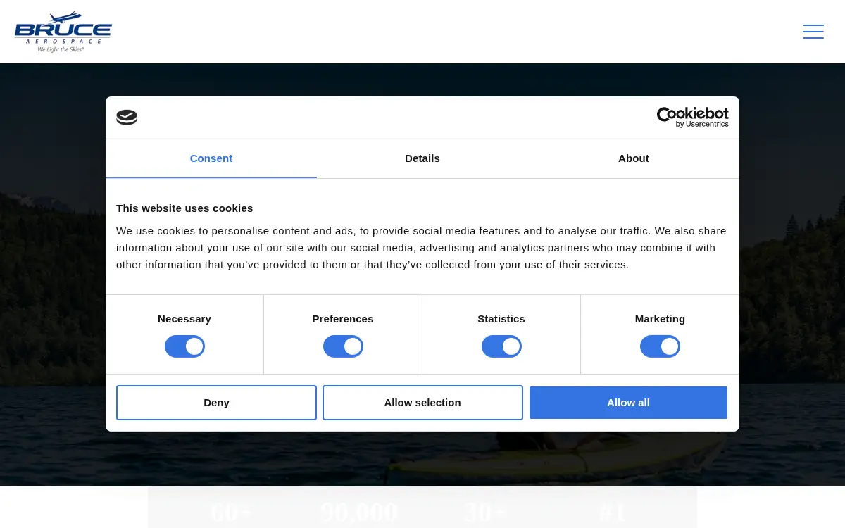 Homepage of Bruce Aerospace INC