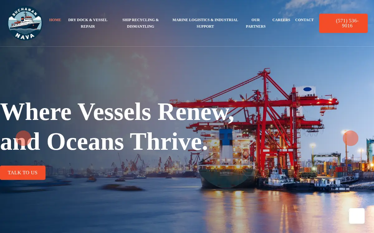 Homepage of Buchanan Nava, LLC
