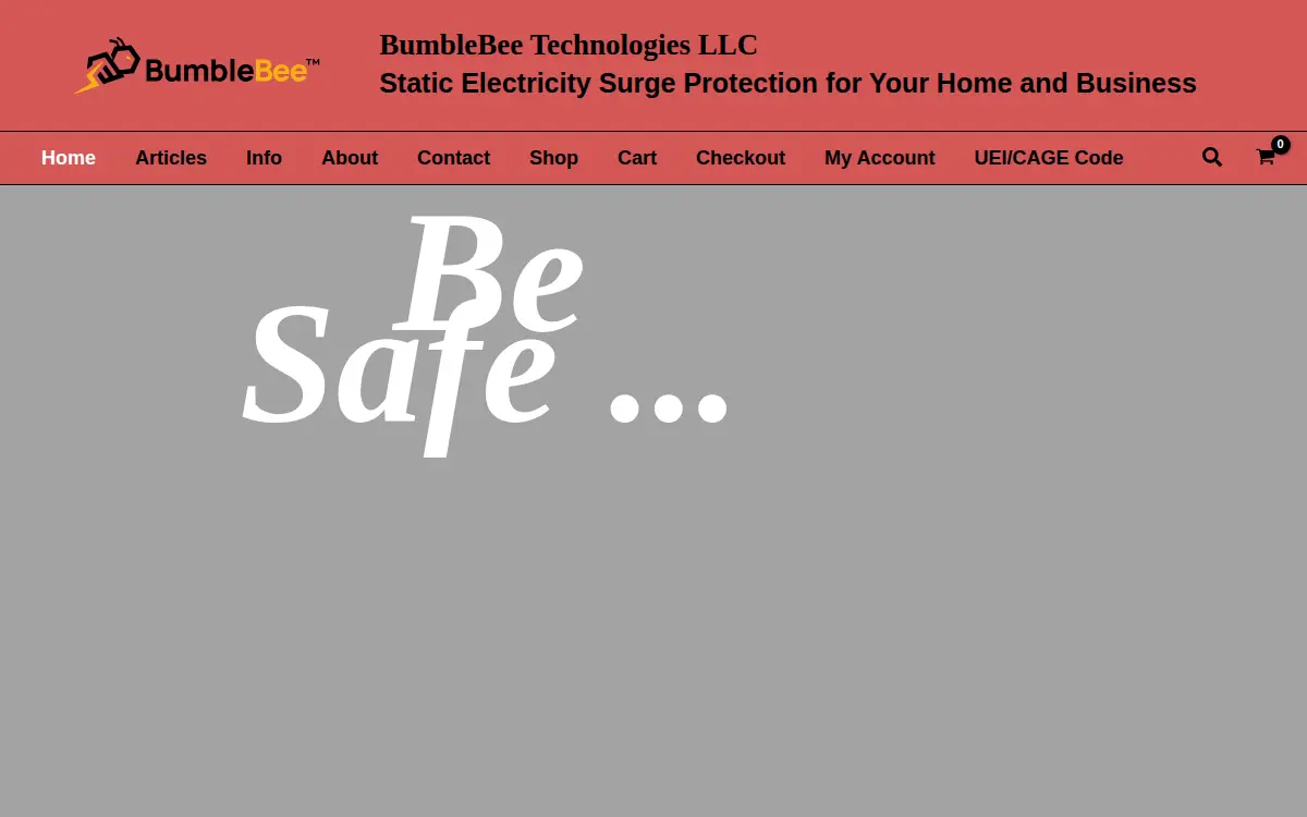 Homepage of Bumblebee Technologies LLC