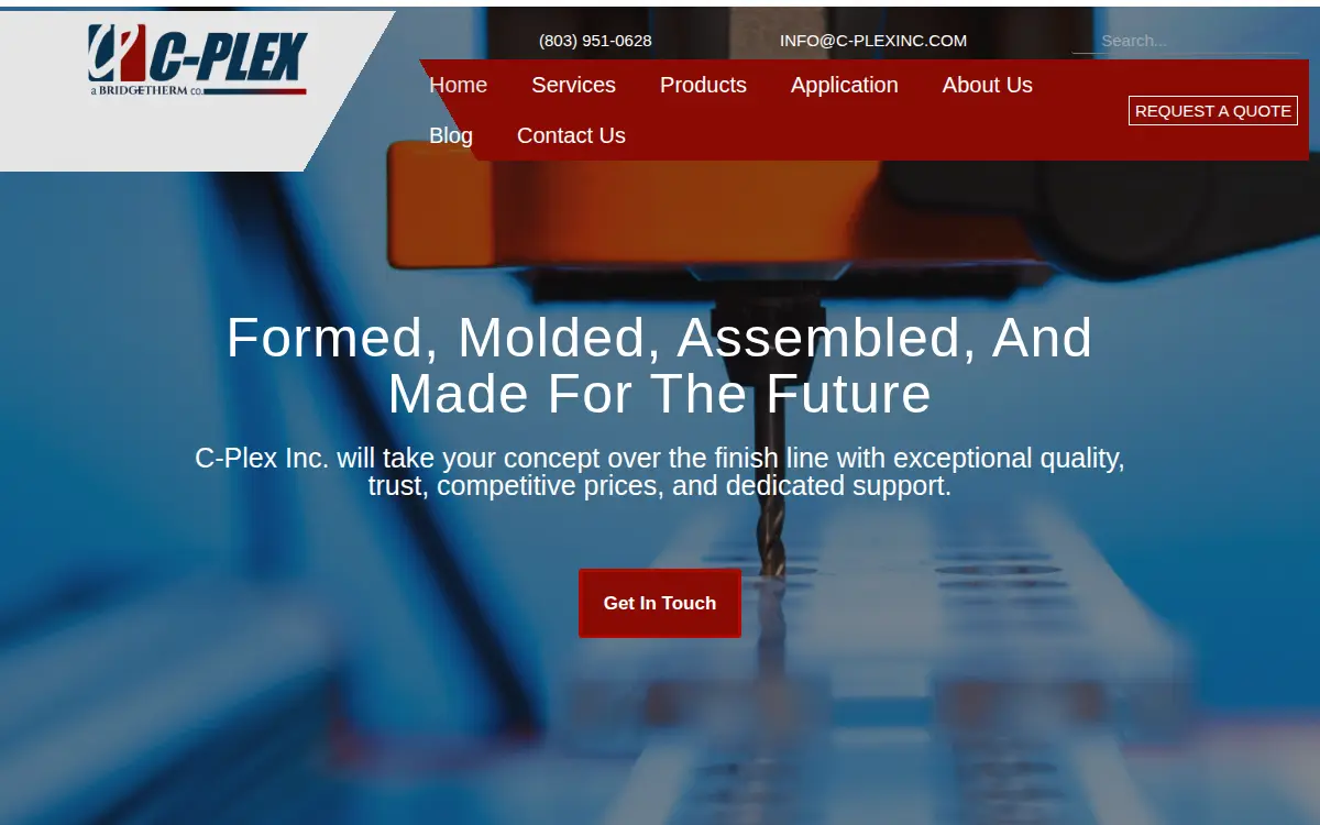 Homepage of Bridgetherm Industries LLC