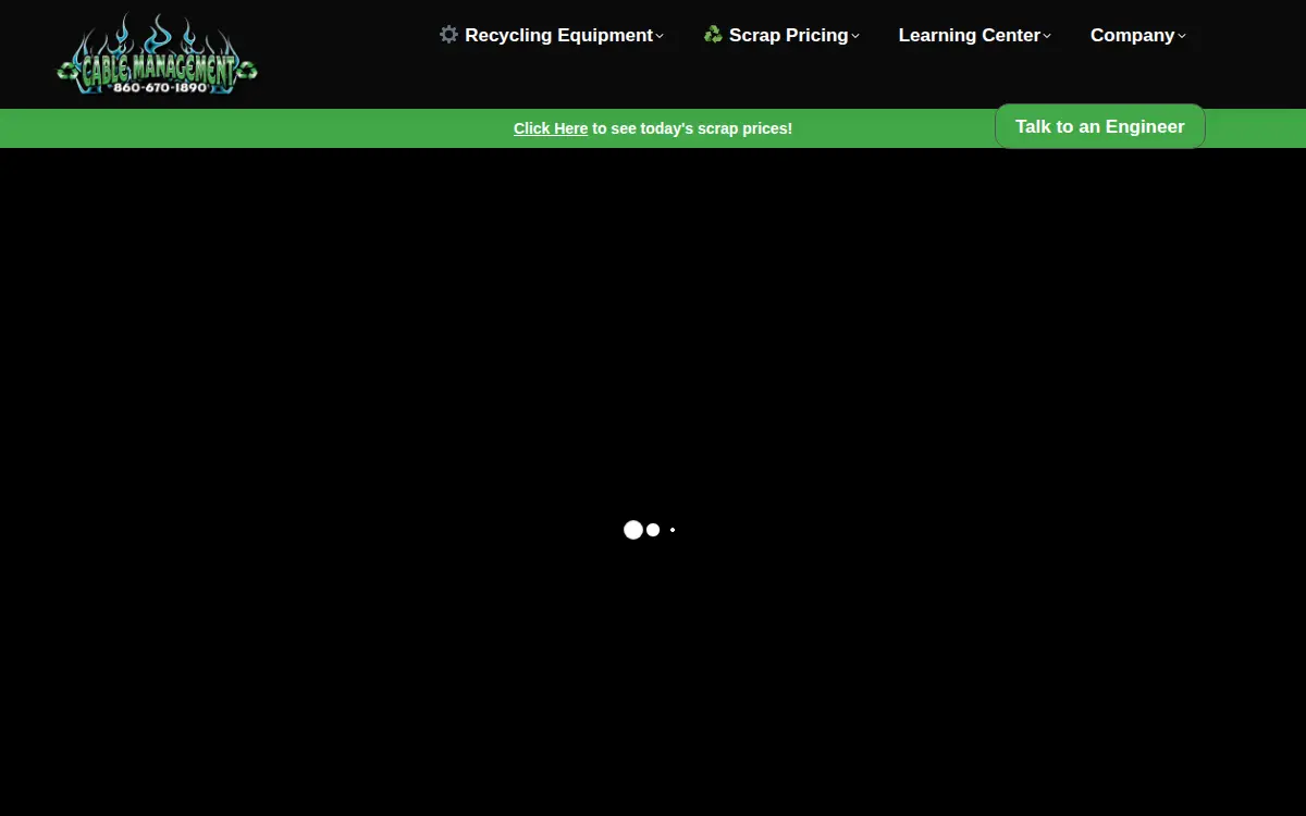Homepage of Cable Management LLC