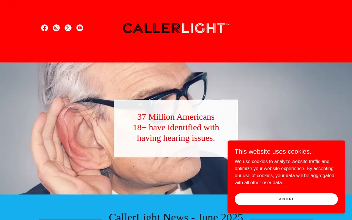Homepage of Calleralert LLC