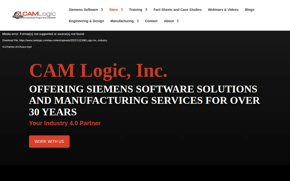 Homepage of Cam Logic, INC.