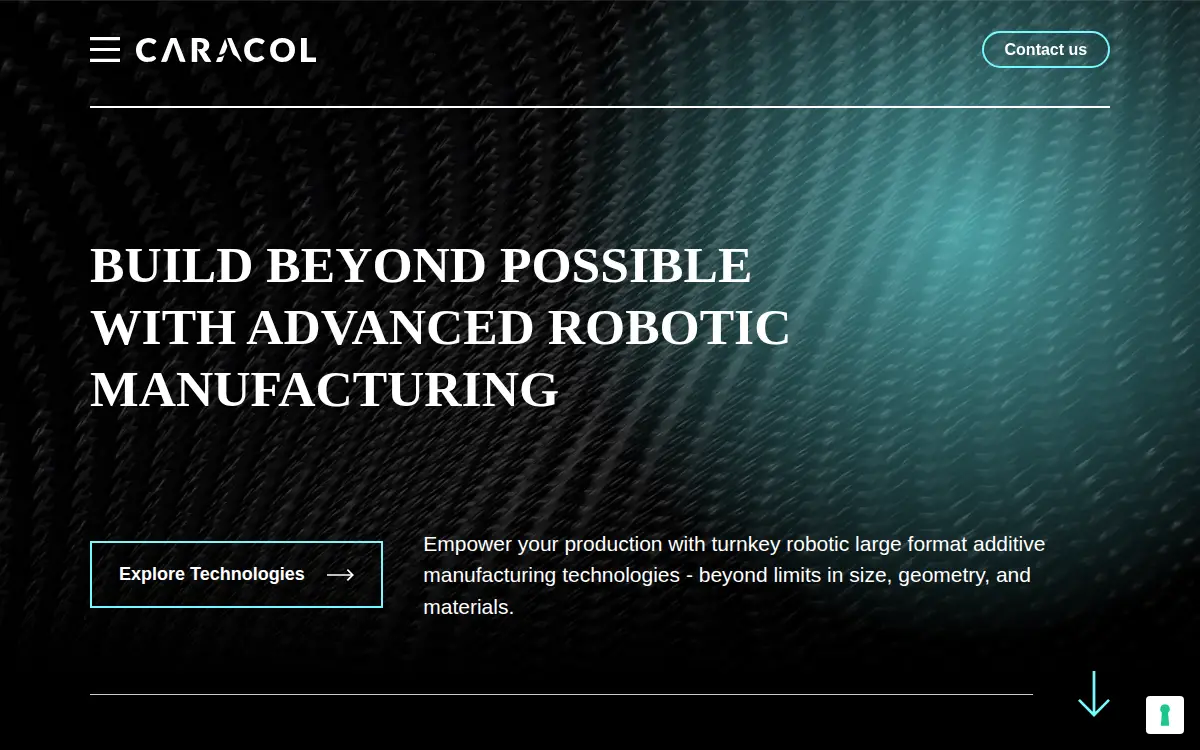 Homepage of Caracol, INC
