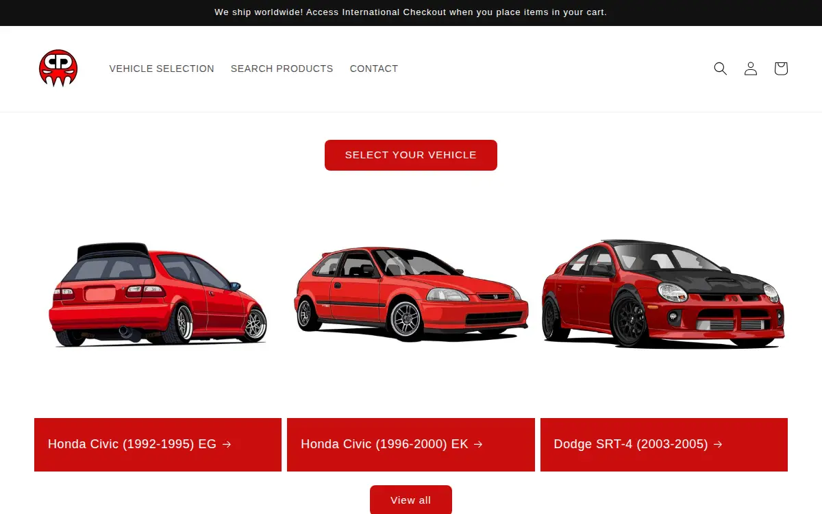 Homepage of Carzdeluxe Designs LLC