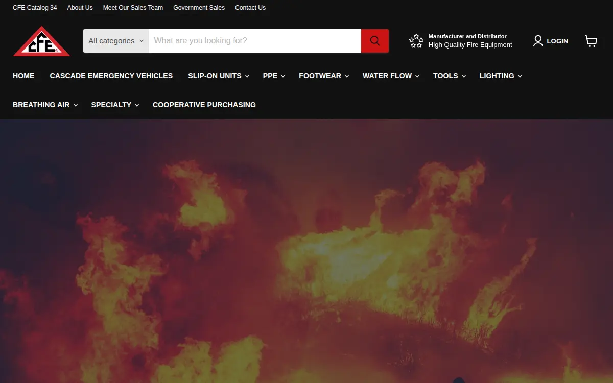 Homepage of Cascade Fire Equipment CO