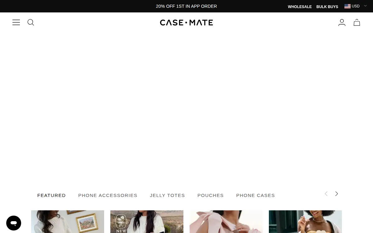 Homepage of Case-mate, INC.
