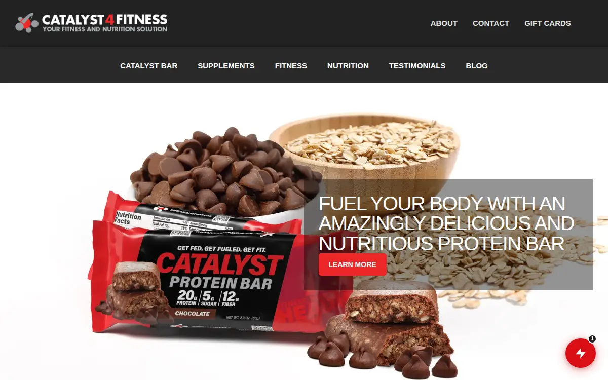 Homepage of Catalyst 4 Fitness LTD