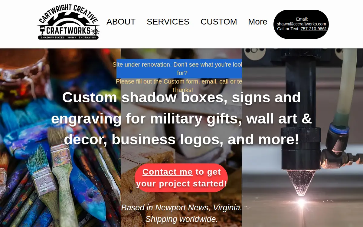 Homepage of Shawn B Cartwright