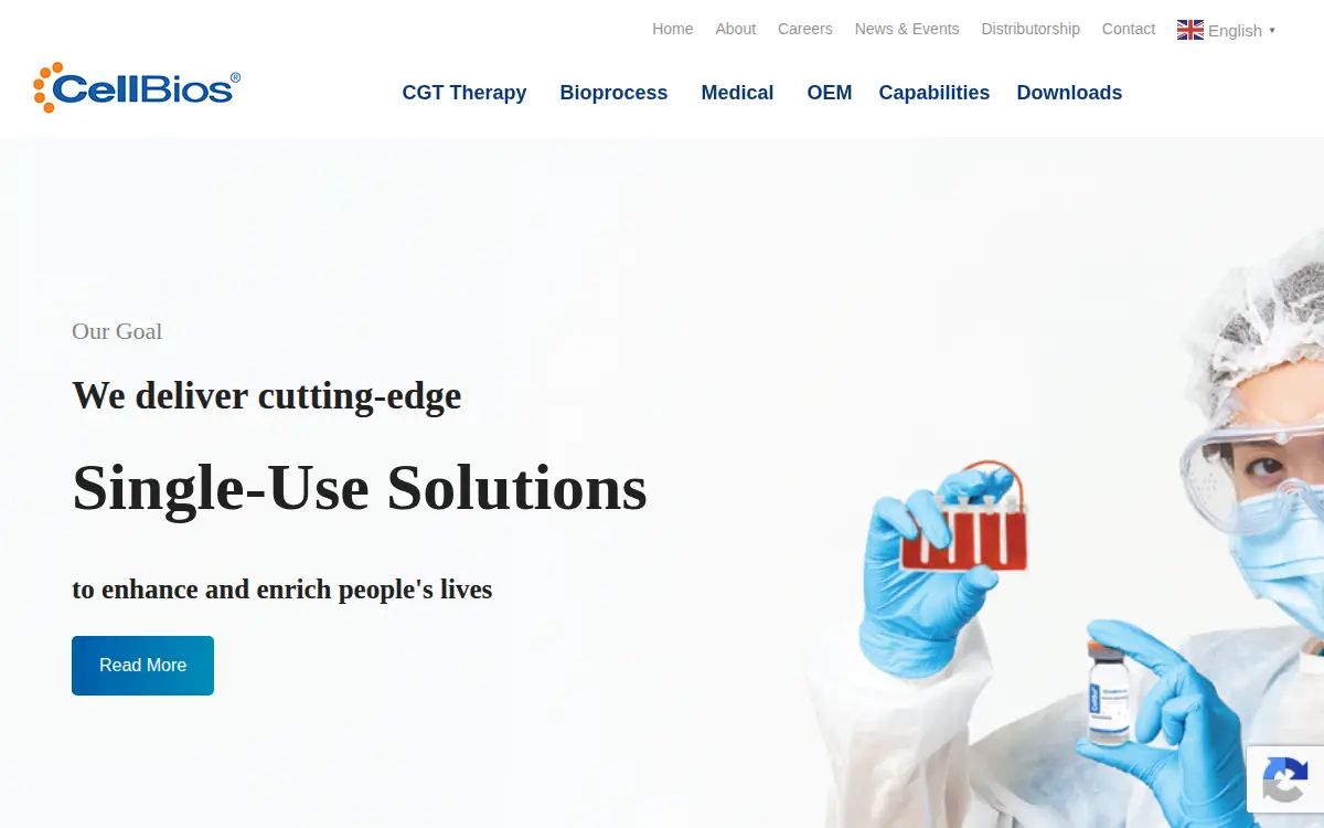 Homepage of Cellbios INC