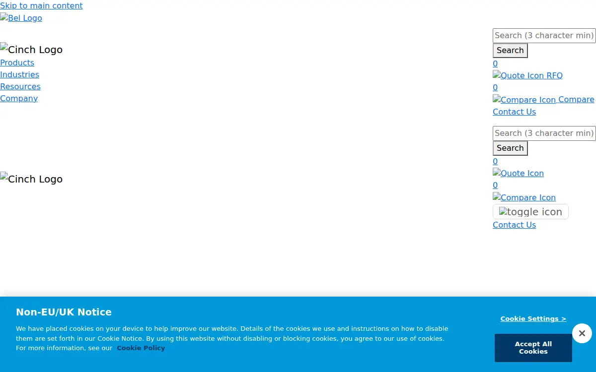 Homepage of Trompeter Electronics, INC.